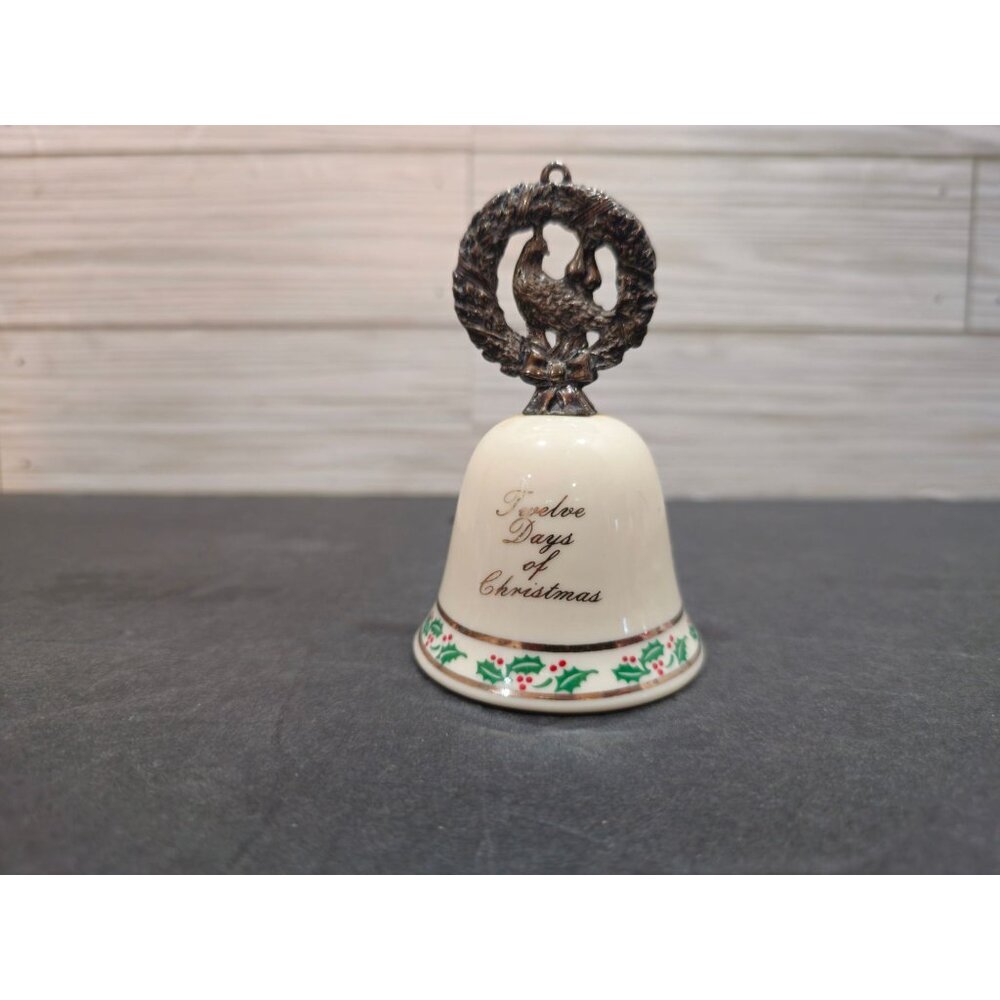 Vintage Reed And Barton "Twelve Days of Christmas" Bell Ornament